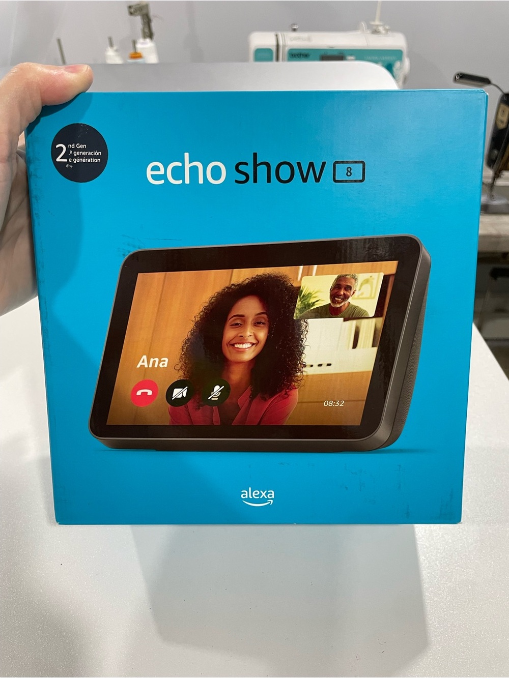 Amazon Echo Show 8 Smart Display - Pink and Black Packaging